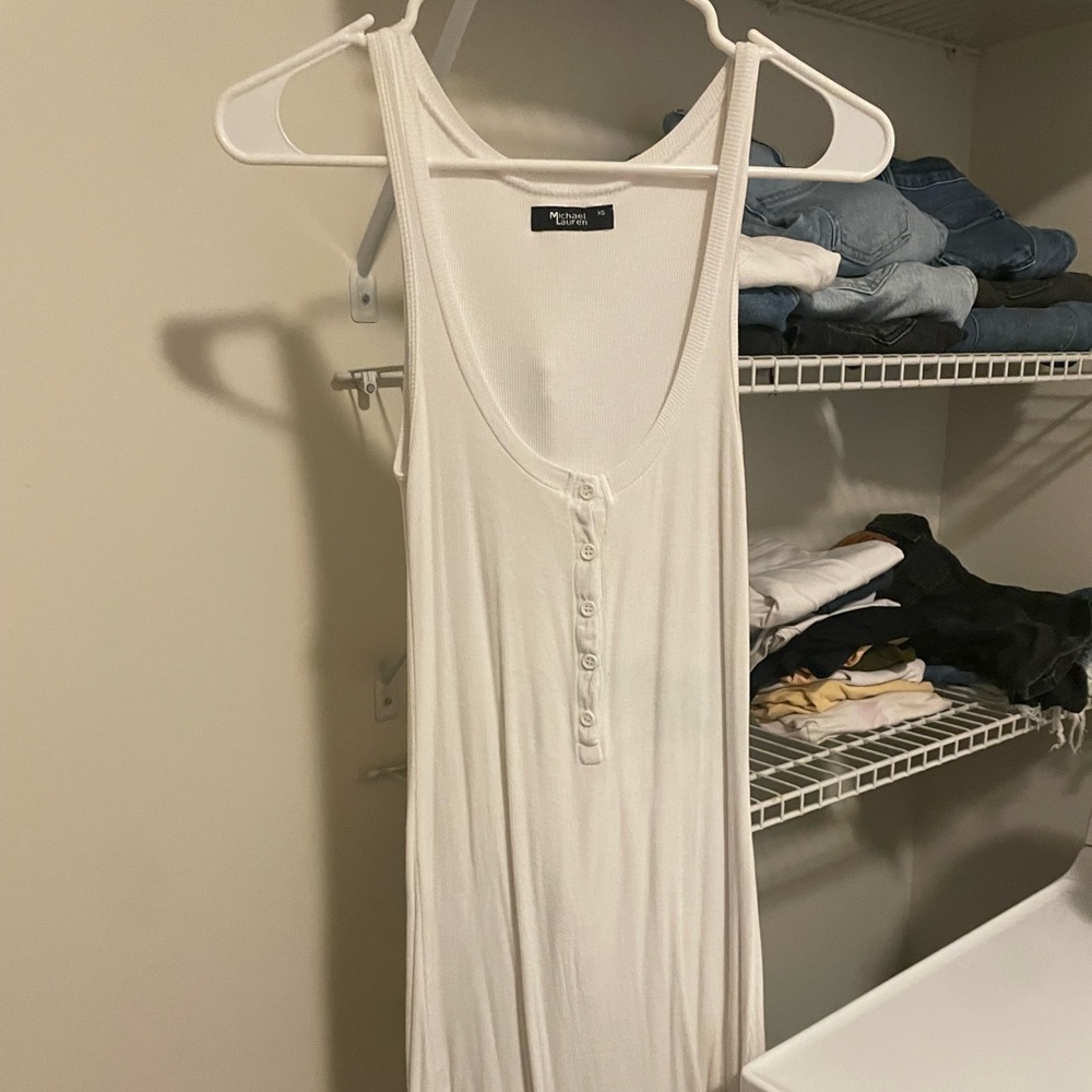 White Michael Lauren dress from Revolve worn once!! Size XS